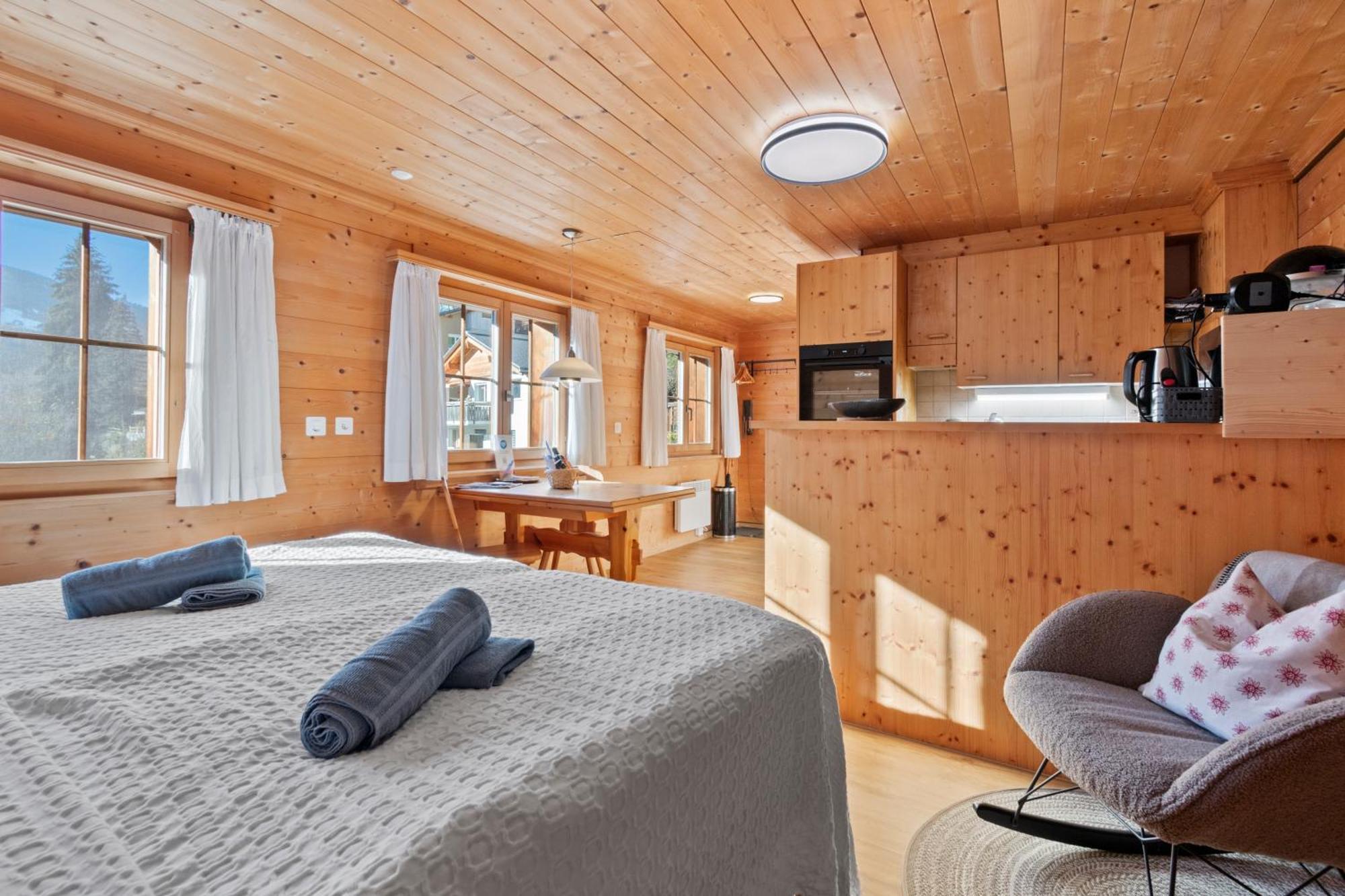 Gemuetliches Chalet Mit Privater Sauna Und Schoener Aussicht Küblis エクステリア 写真
