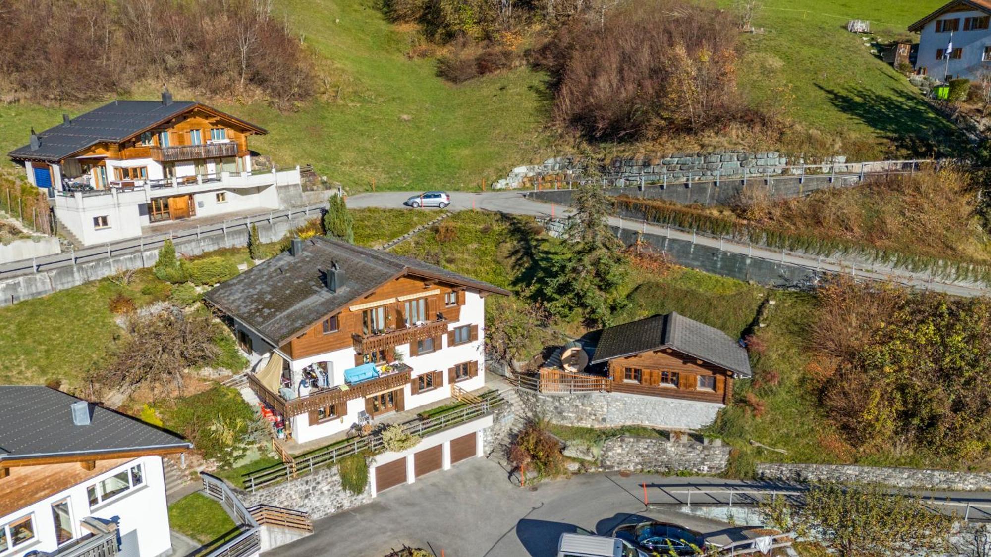 Gemuetliches Chalet Mit Privater Sauna Und Schoener Aussicht Küblis エクステリア 写真